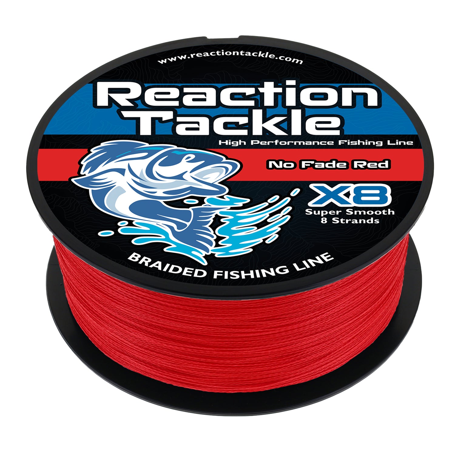 Reaction Tackle Braided Fishing Line X4 4-Strand