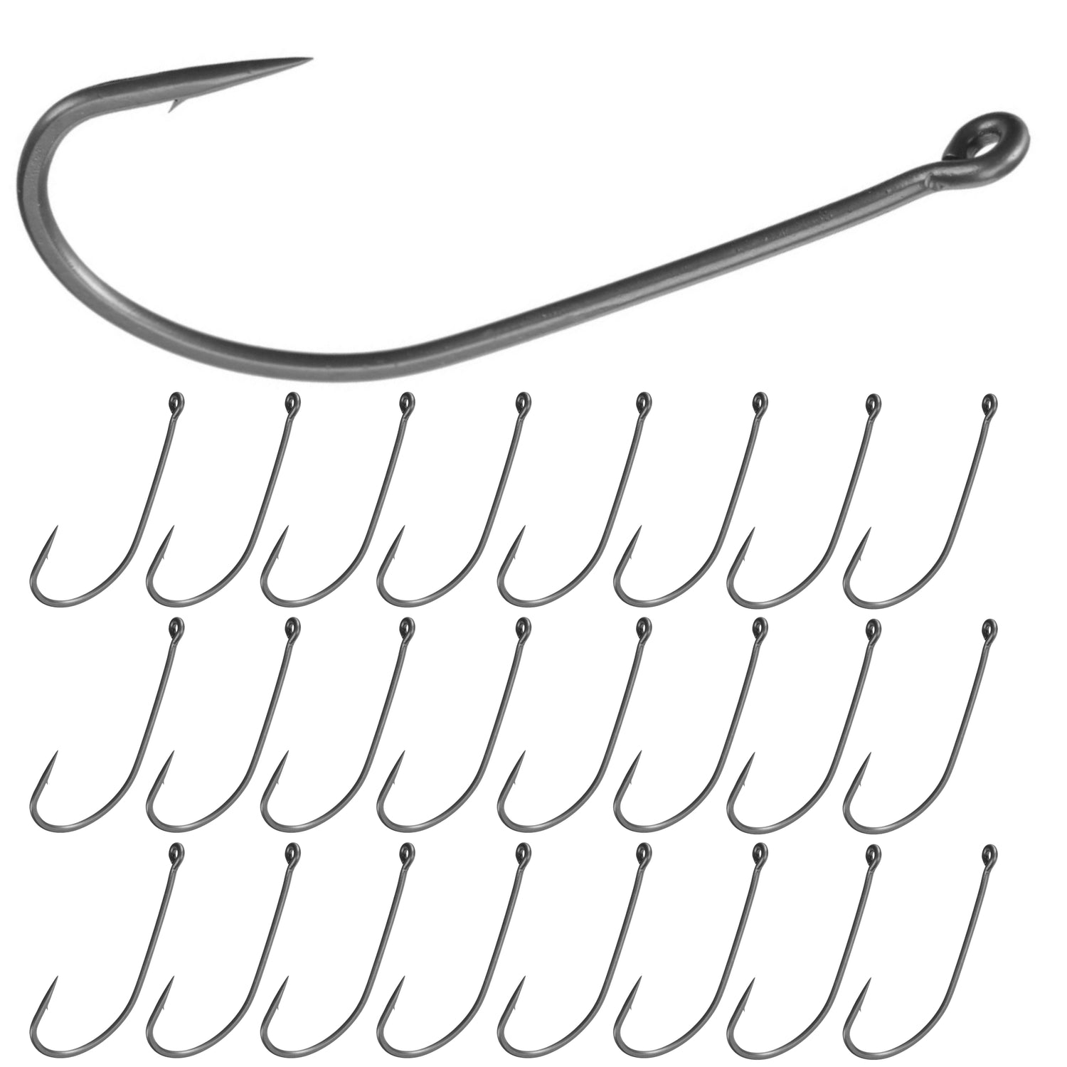 ca 1500 fishing hooks Reaction Tackle Wacky Neko Hooks- 25 Pack