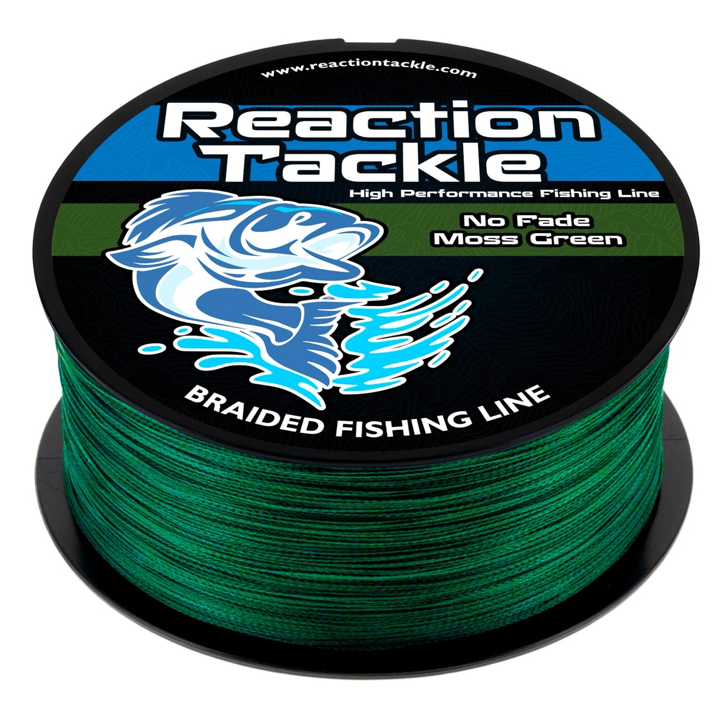 4 STRAND BRAIDED FISHING LINE: 300 - 500 YARDS, DURABLE PRO GRADE PERFORMANCE FOR SALTWATER & FRESHWATER - REACTION TACKLE
