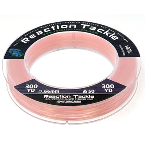 Reaction Tackle 100% Pure Fluorocarbon Fishing Line - Reaction Tackle