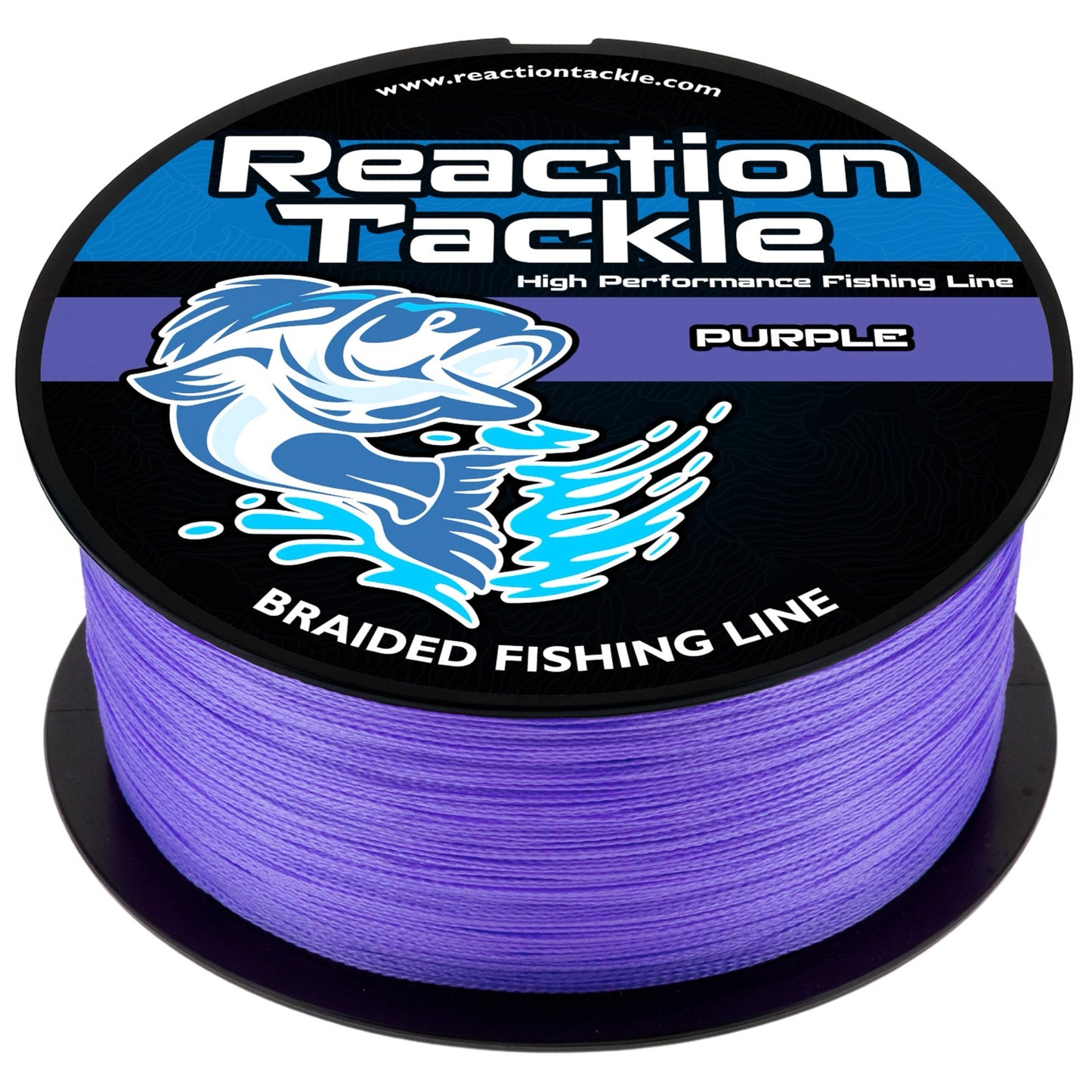 Reaction Tackle 4X Braided Fishing Line – 26 Colors, 6–100 lb, 150–1500 yds