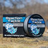 Reaction Tackle Braided Fishing Line - Gray - image 4