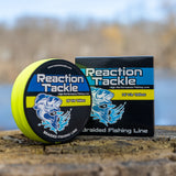Reaction Tackle Braided Fishing Line - Hi-Vis Yellow - image 3