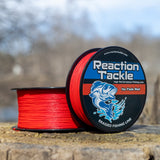 Reaction Tackle Braided Fishing Line - NO FADE Red - image 7