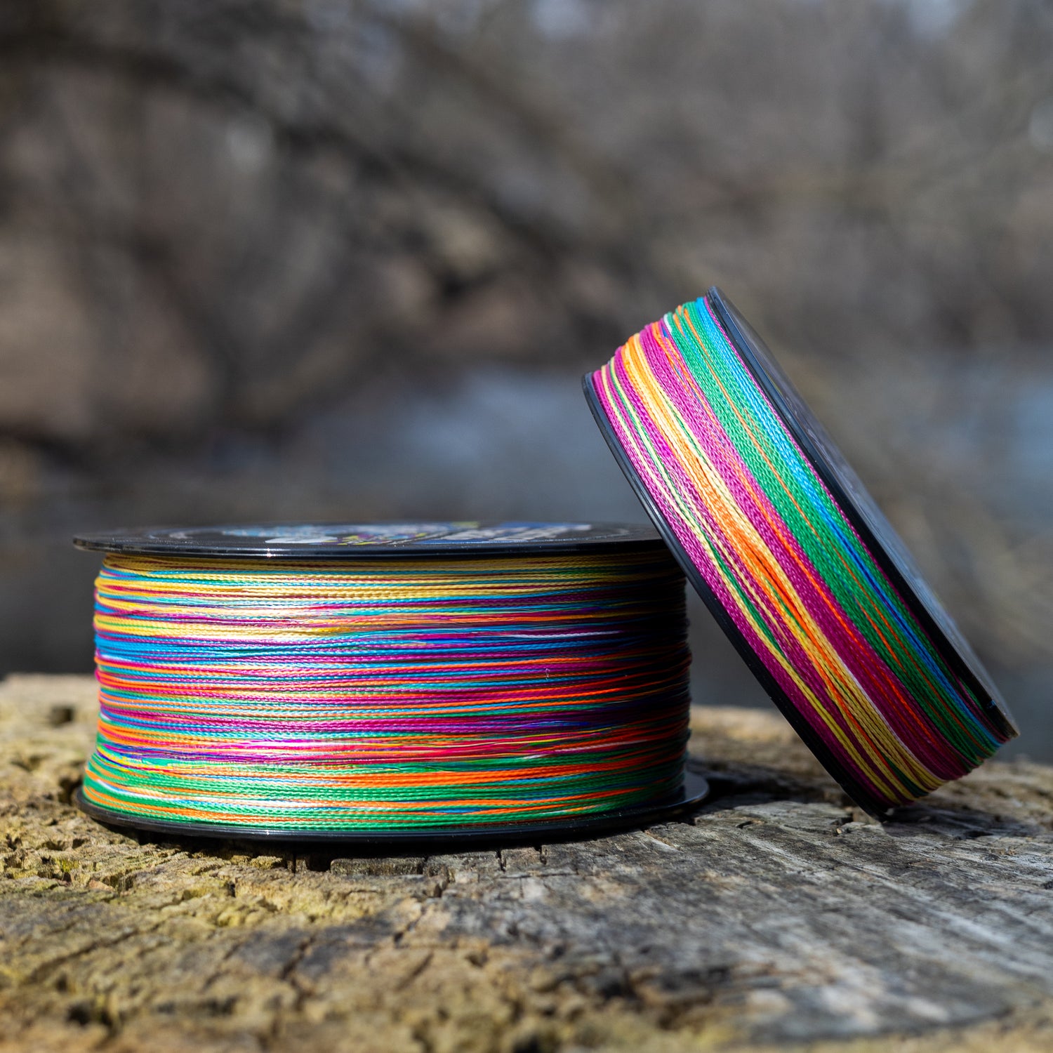 Reaction Tackle - Multi-Color Braided Fishing Line | NO FADE, High Strength Reaction Tackle - Multi-Color Braided Fishing Line | NO FADE, High Strength