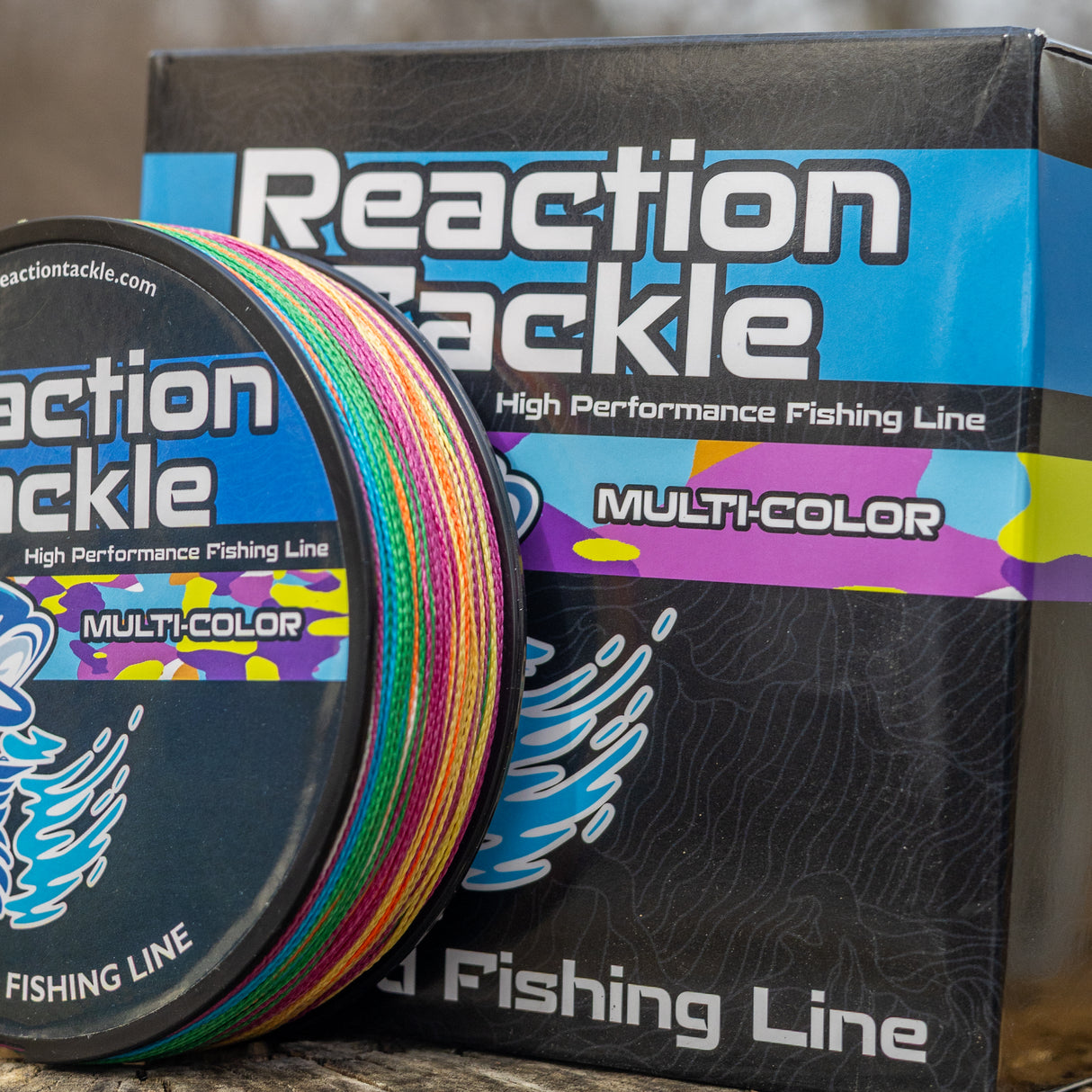 Reaction Tackle Braided Fishing Line - Multi-Color - image 2