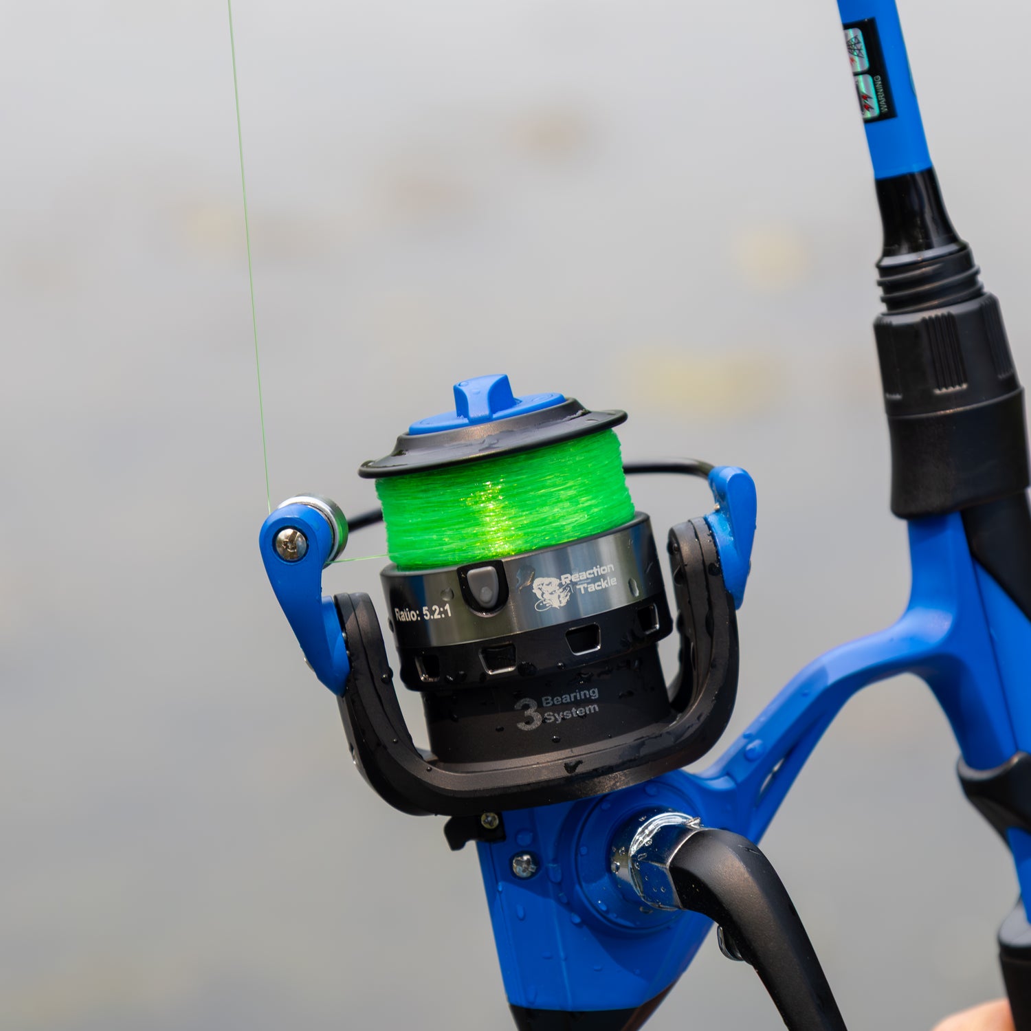 Reaction Tackle Spinning Rod & Reel Combo | Bass Fishing Setup Reaction Tackle Spinning Rod & Reel Combo | Bass Fishing Setup