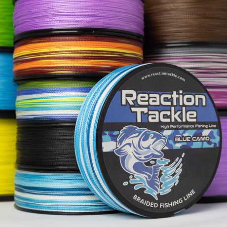 Reaction Tackle 4-Strand Braided Line — 20 Colors