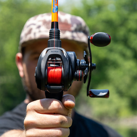 Reaction Tackle X8 Braided Fishing Line - NO FADE Red 8 Strand - NEW - Reaction Tackle