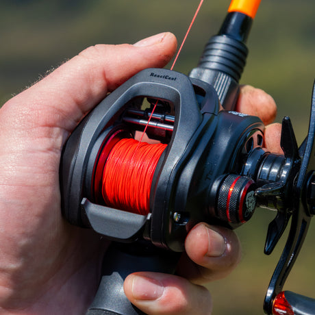 Reaction Tackle X8 Braided Fishing Line - NO FADE Red 8 Strand - NEW - Reaction Tackle