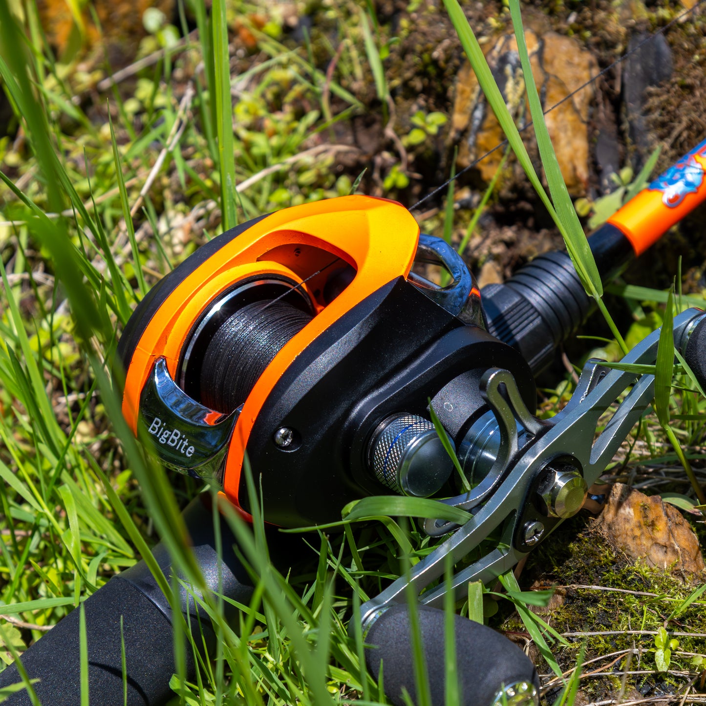 Reaction Tackle Fishing Rod and Baitcasting Reel Combo - Big Bite - NEW - Reaction Tackle