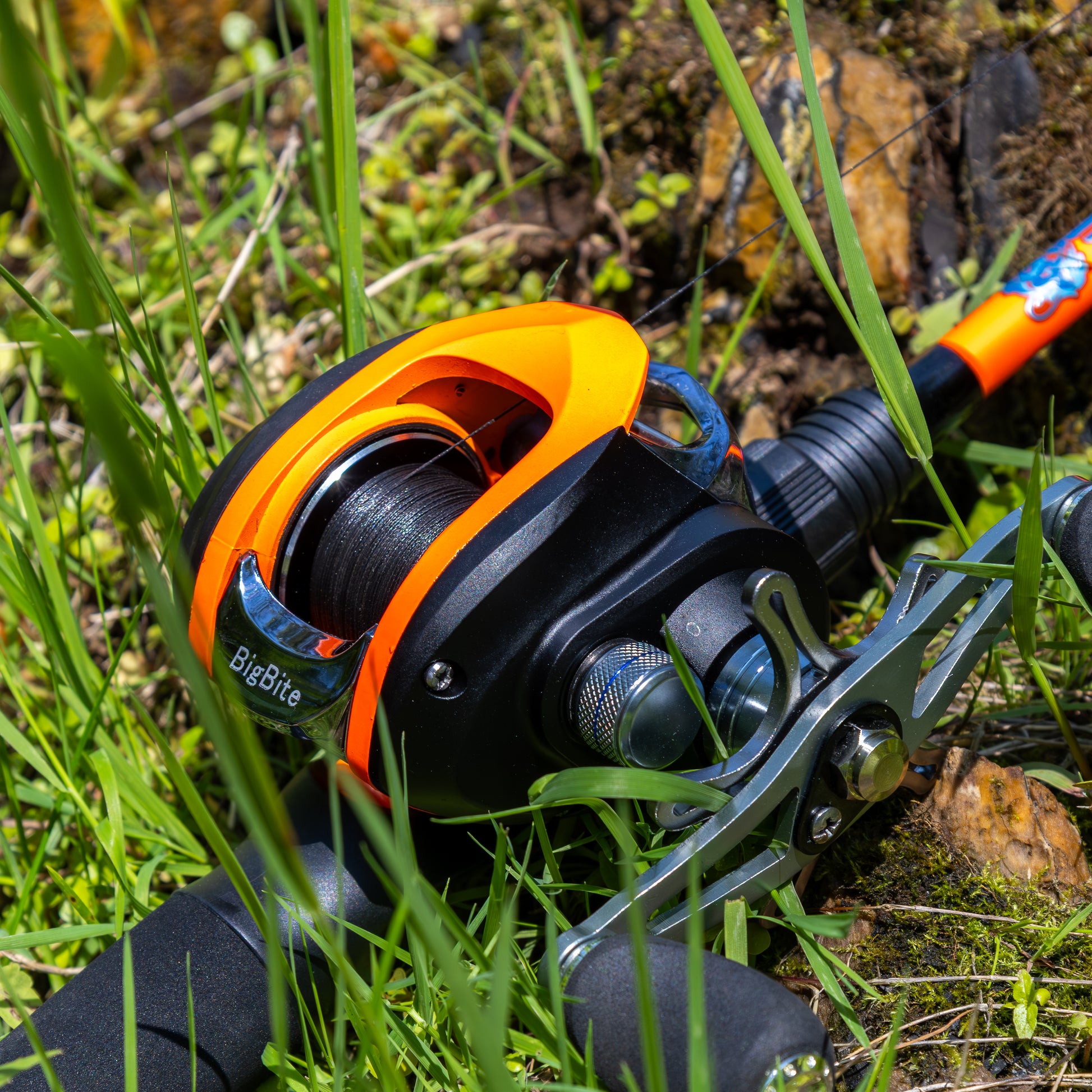 Reaction Tackle Fishing Rod and Baitcasting Reel Combo - Big Bite - NEW - Reaction Tackle