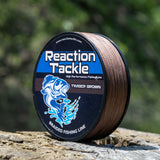 Reaction Tackle Braided Fishing Line - Timber Brown - NEW - Reaction Tackle