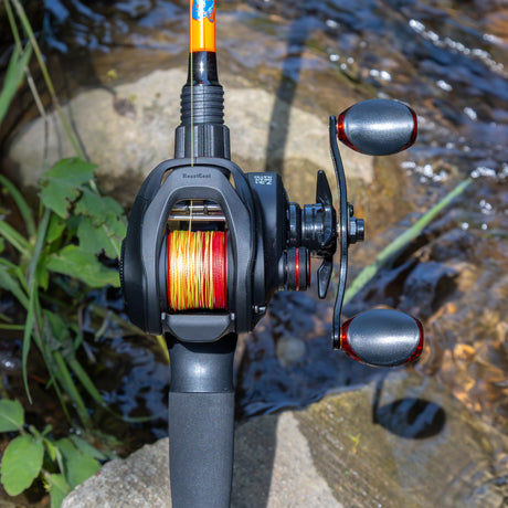 Reaction Tackle Braided Fishing Line - Fire Camo - NEW - Reaction Tackle