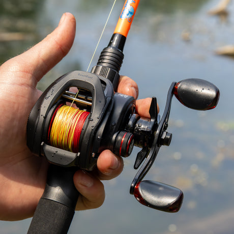 Reaction Tackle Baitcasting Fishing Reel – ReactCast Edition- High-Speed 7.3:1 Gear Ratio - NEW - Reaction Tackle