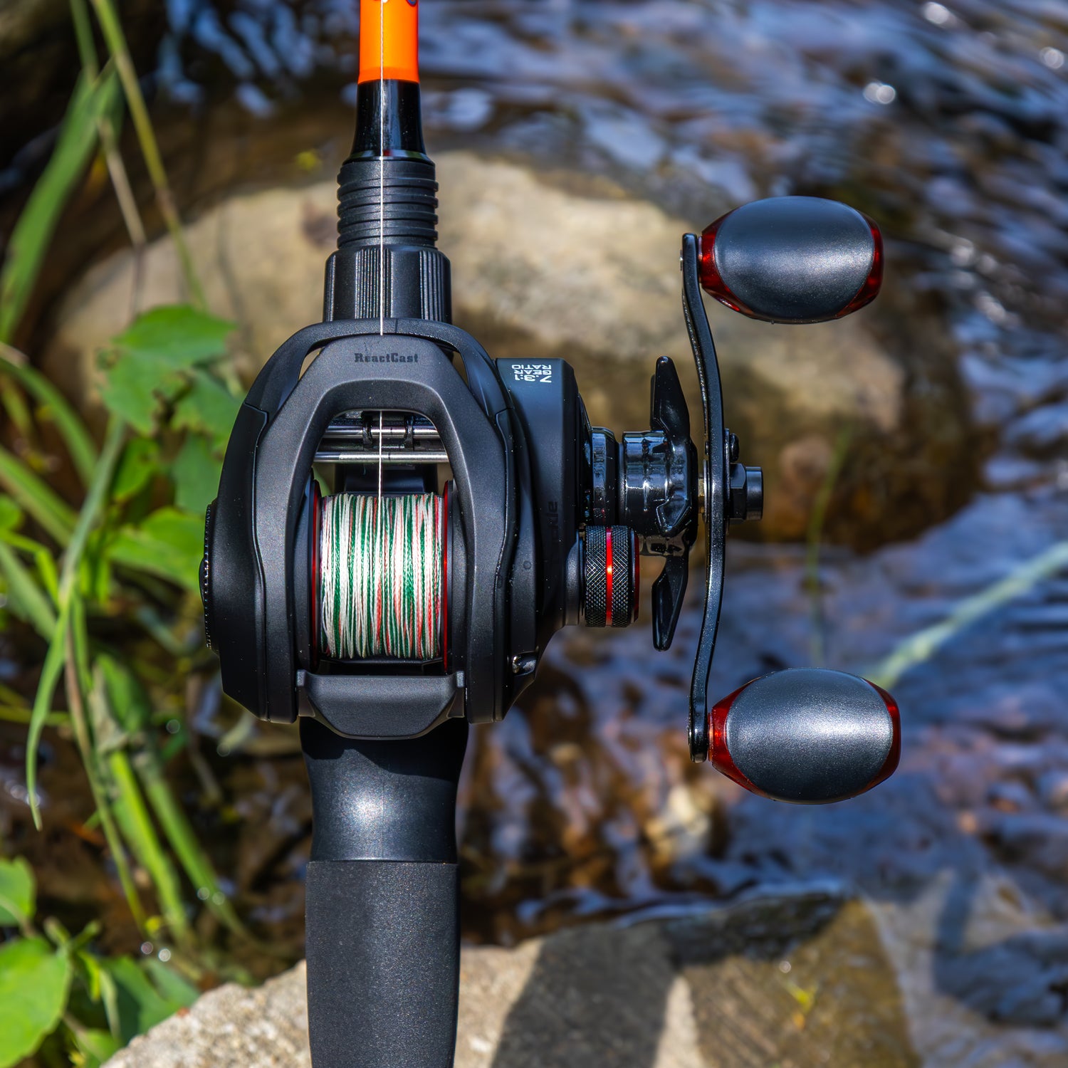 baitcaster reel right handed HANDING M1 Low Profile Baitcasting This portable fishing rod set has a 7ft high Fishing Reel Left Handed Baitcasters