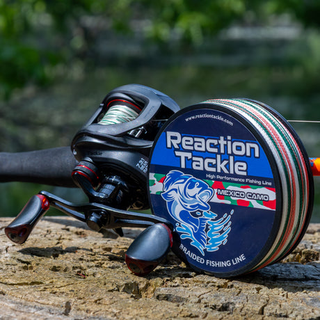 Reaction Tackle Braided Fishing Line - Mexico Camo - NEW - Reaction Tackle