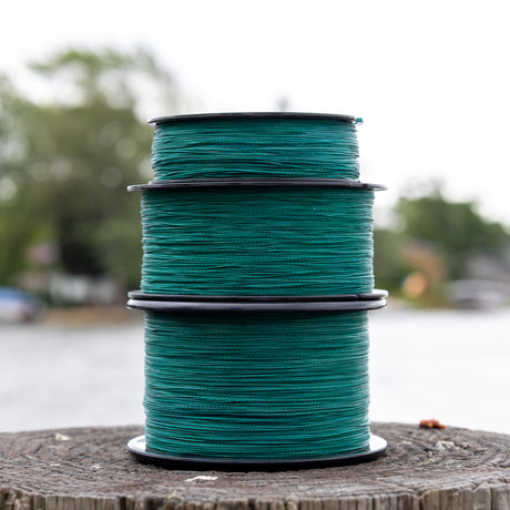 Reaction Tackle Braided Fishing Line - NO FADE Moss Green - NEW - Reaction Tackle