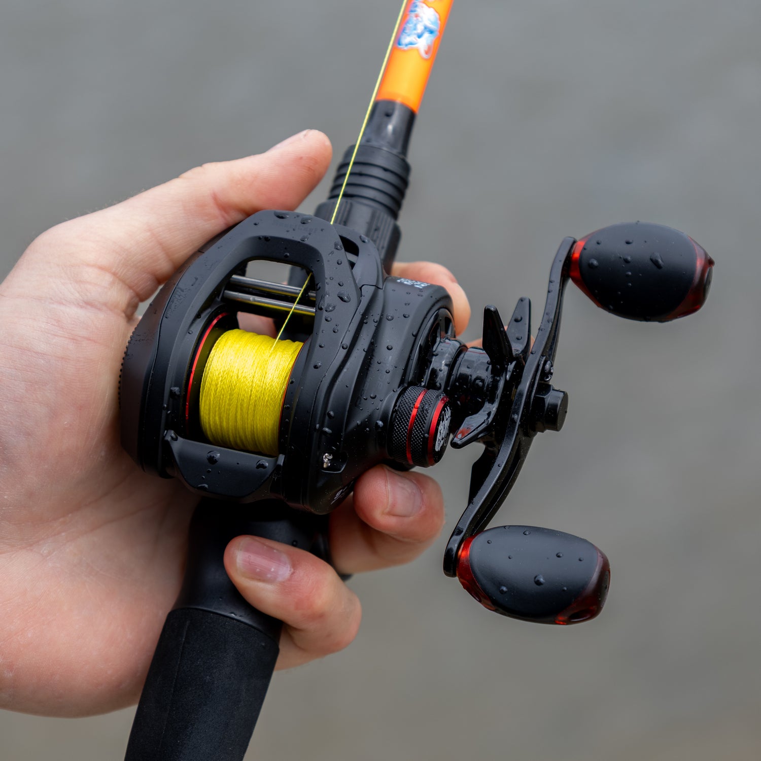 braided fishing line on baitcaster Reaction Tackle - NO FADE Red NO FADE Red Braided Fishing Line ultra Reaction Tackle Braided Fishing Line