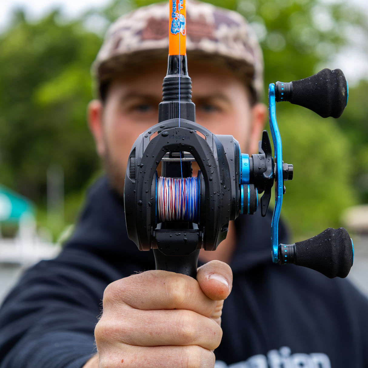 Reaction Tackle X8 Braided Fishing Line - USA Camo 8 Strand - NEW - Reaction Tackle