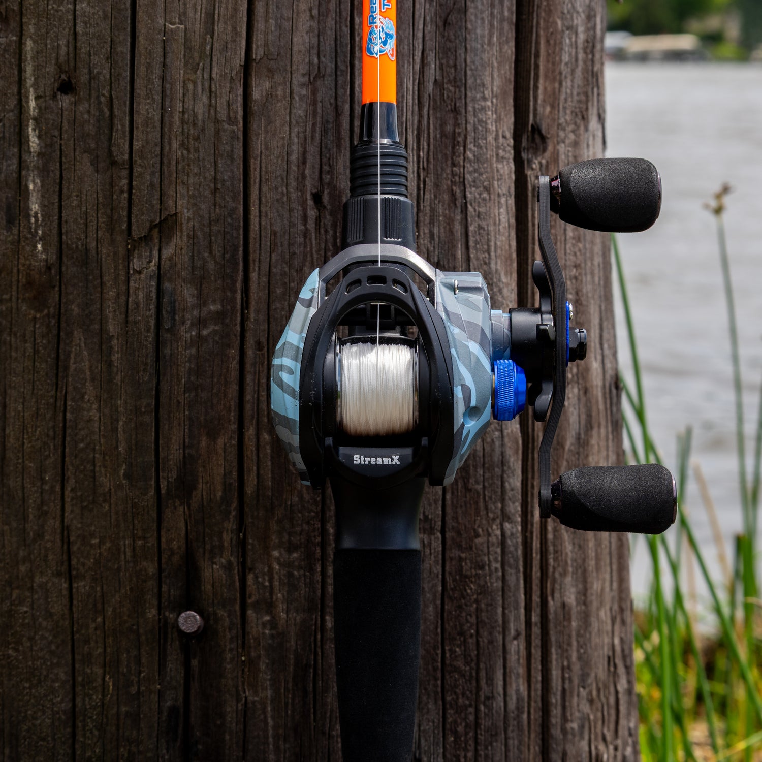 Reaction Tackle Baitcasting Fishing Reel- StreamX Edition- 7.5:1 gear ratio Reaction Tackle Baitcasting Fishing Reel- StreamX Edition- 7.5:1 gear ratio