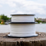 Reaction Tackle X8 Braided Fishing Line - NO FADE White 8 Strand - NEW - Reaction Tackle