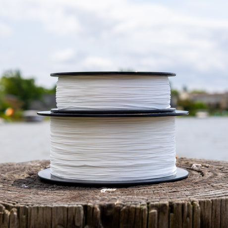 Reaction Tackle X8 Braided Fishing Line - NO FADE White 8 Strand - NEW - Reaction Tackle