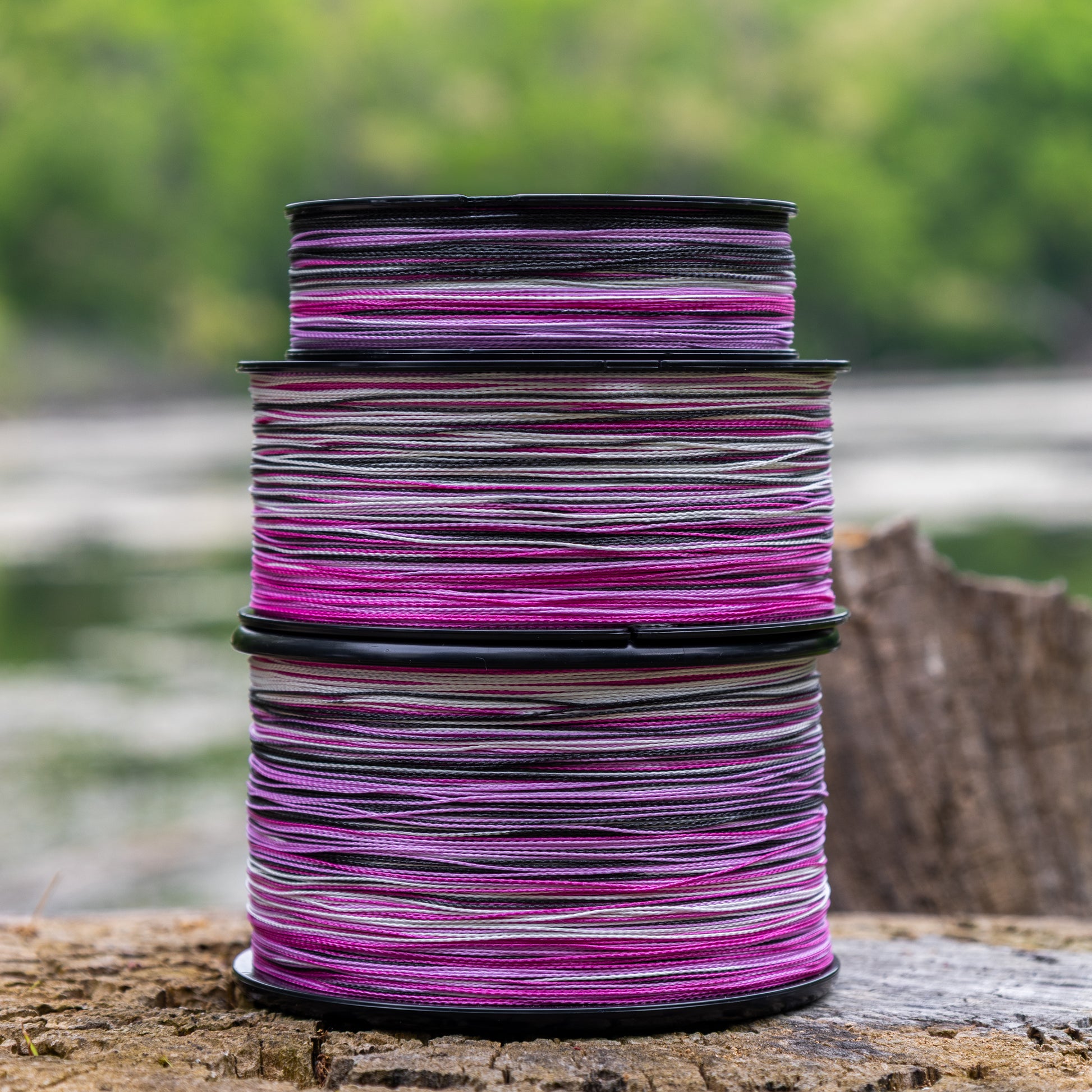 Reaction Tackle Braided Fishing Line - Pink Camo - NEW - Reaction Tackle