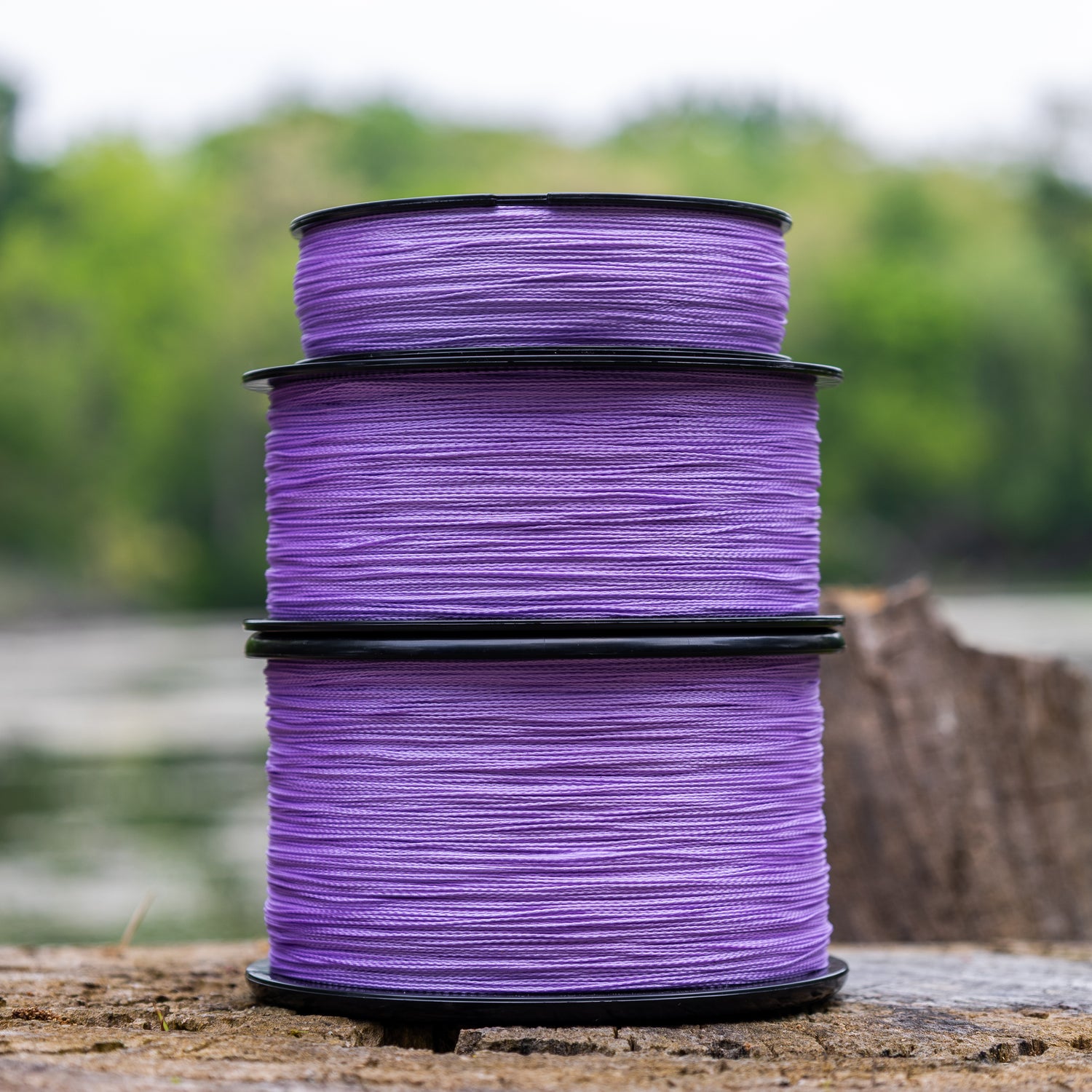Reaction Tackle Braided Fishing Line - Purple Reaction Tackle Braided Fishing Line - Purple