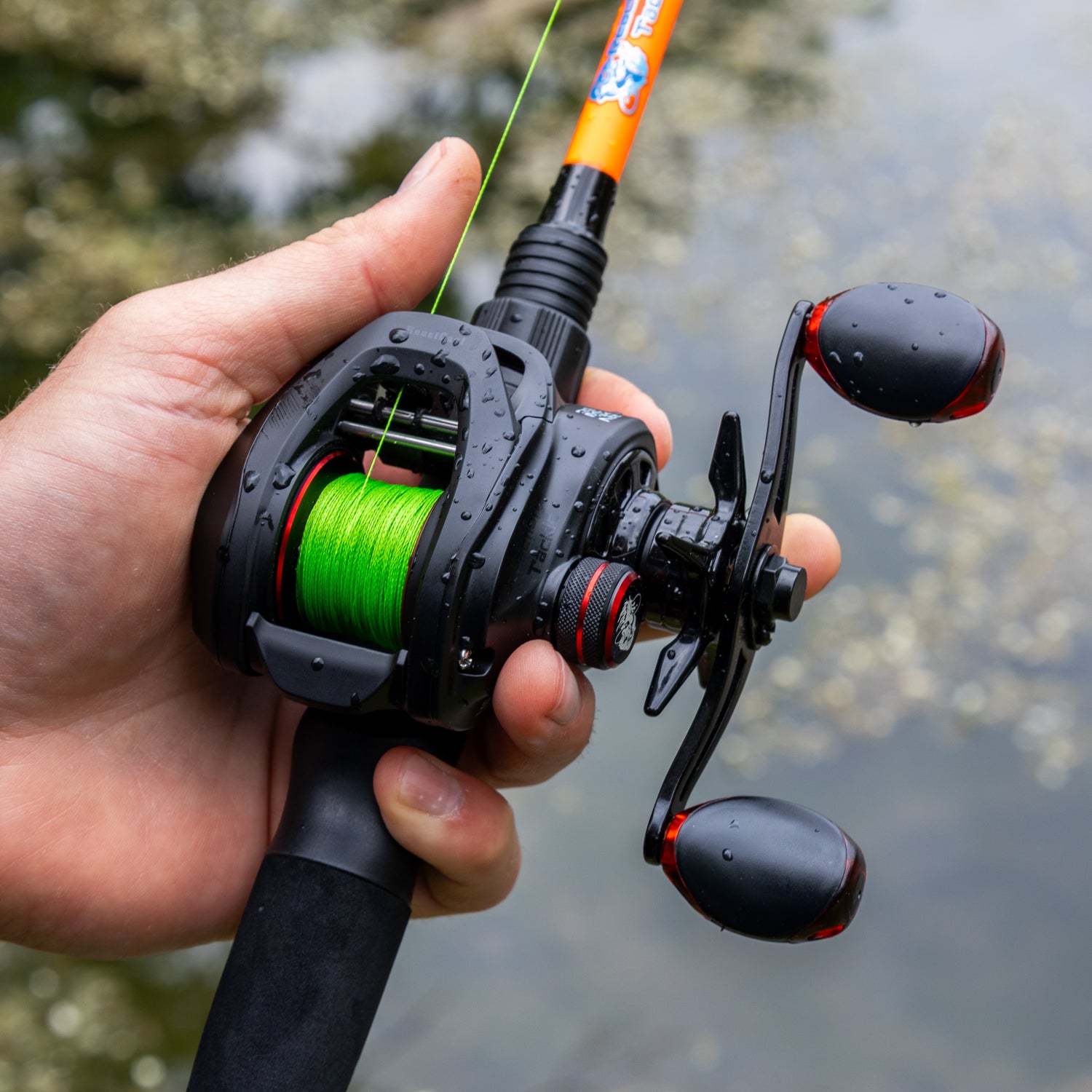 Reaction Tackle Braided Fishing Line - NO FADE Hi Vis Green Reaction Tackle Braided Fishing Line - NO FADE Hi Vis Green