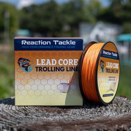 Línea trenzada para curricán metrada con núcleo de plomo Reaction Tackle