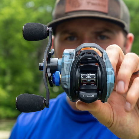 Reaction Tackle Baitcasting Fishing Reel- StreamX Edition- 7.5:1 gear ratio - NEW - Reaction Tackle