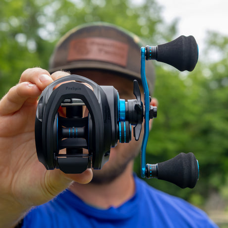 Reaction Tackle Baitcasting Fishing Reel – ProSpin Edition - 6.8:1 Gear Ratio - NEW - Reaction Tackle