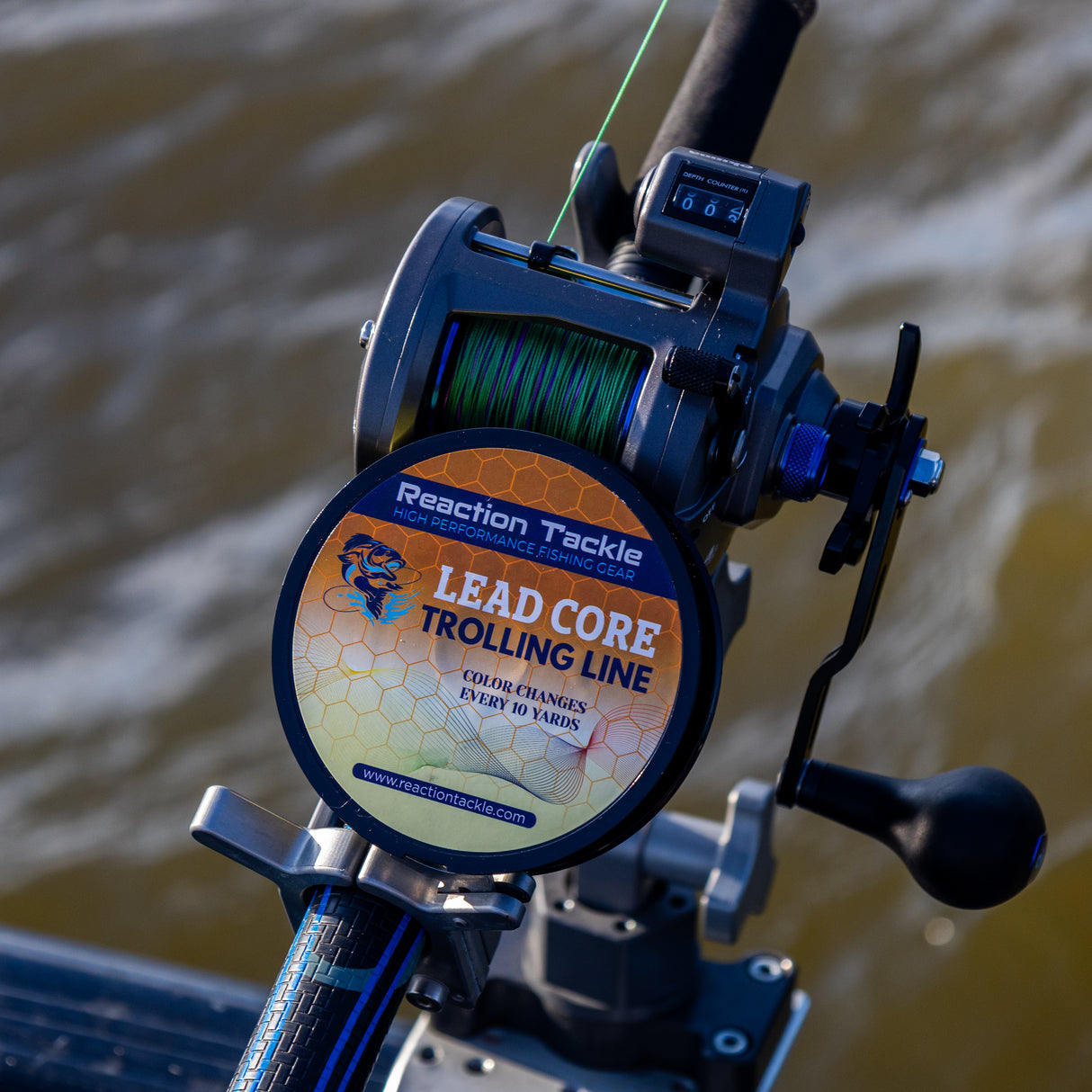 Reaction Tackle Lead Core Metered Trolling Braided Line - Reaction Tackle