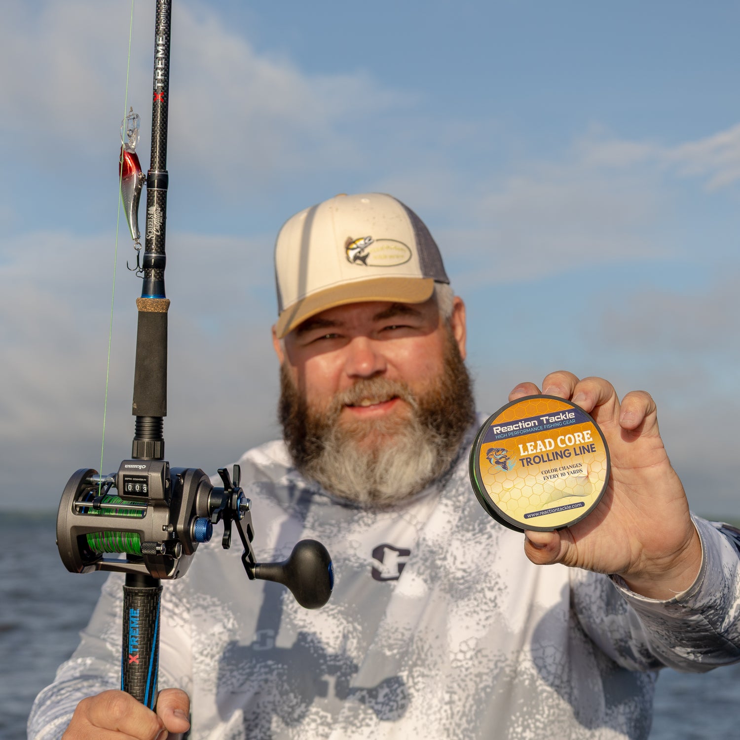 best poles for lead core fishing line Reaction Tackle Lead Core Metered Trolling Braided Line