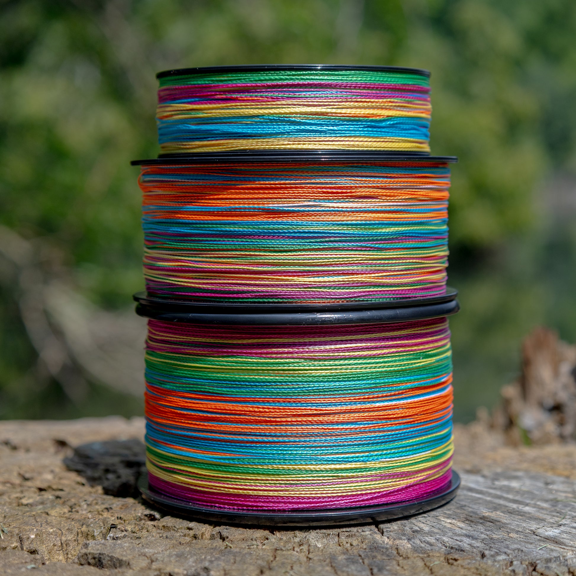 Reaction Tackle Braided Fishing Line - Multi-Color - Reaction Tackle