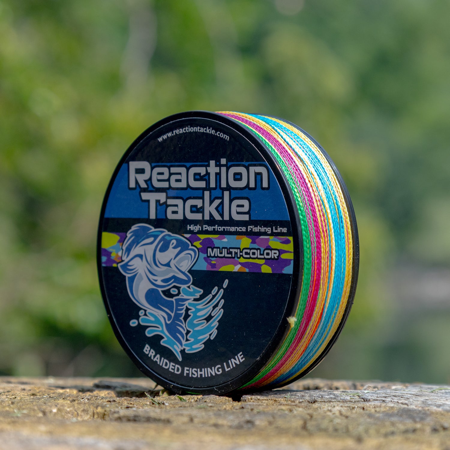 Reaction Tackle Braided Fishing Line - Multi-Color Reaction Tackle Braided Fishing Line - Multi-Color
