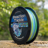 Reaction Tackle Braided Fishing Line - Aqua Camo - Reaction Tackle