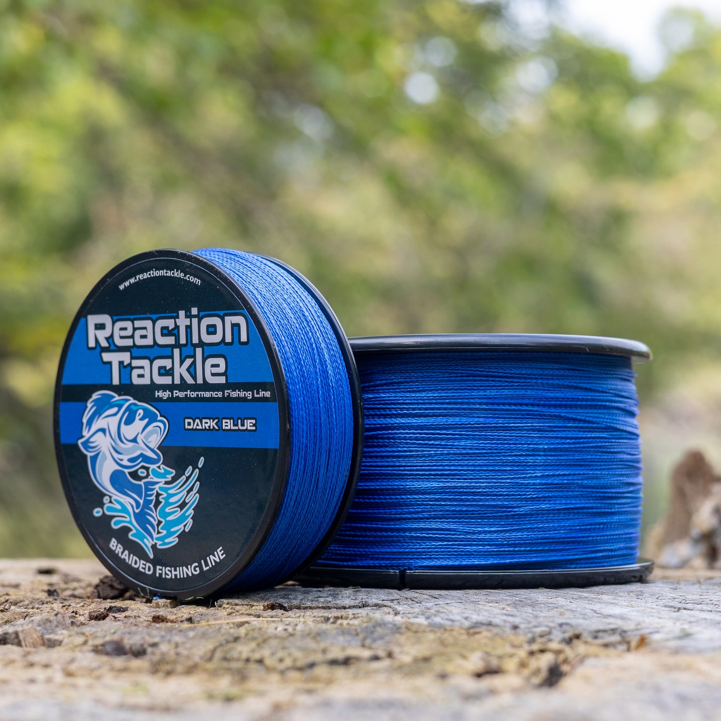 Reaction Tackle Braided Fishing Line - Dark Blue - Reaction Tackle