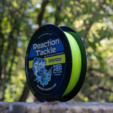 Reaction Tackle X8 Braided Fishing Line - Hi Vis Yellow 8 Strand - Reaction Tackle