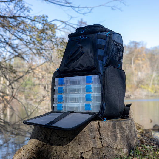 Reaction Tackle Fishing Tackle Backpack- Trays included - Reaction Tackle