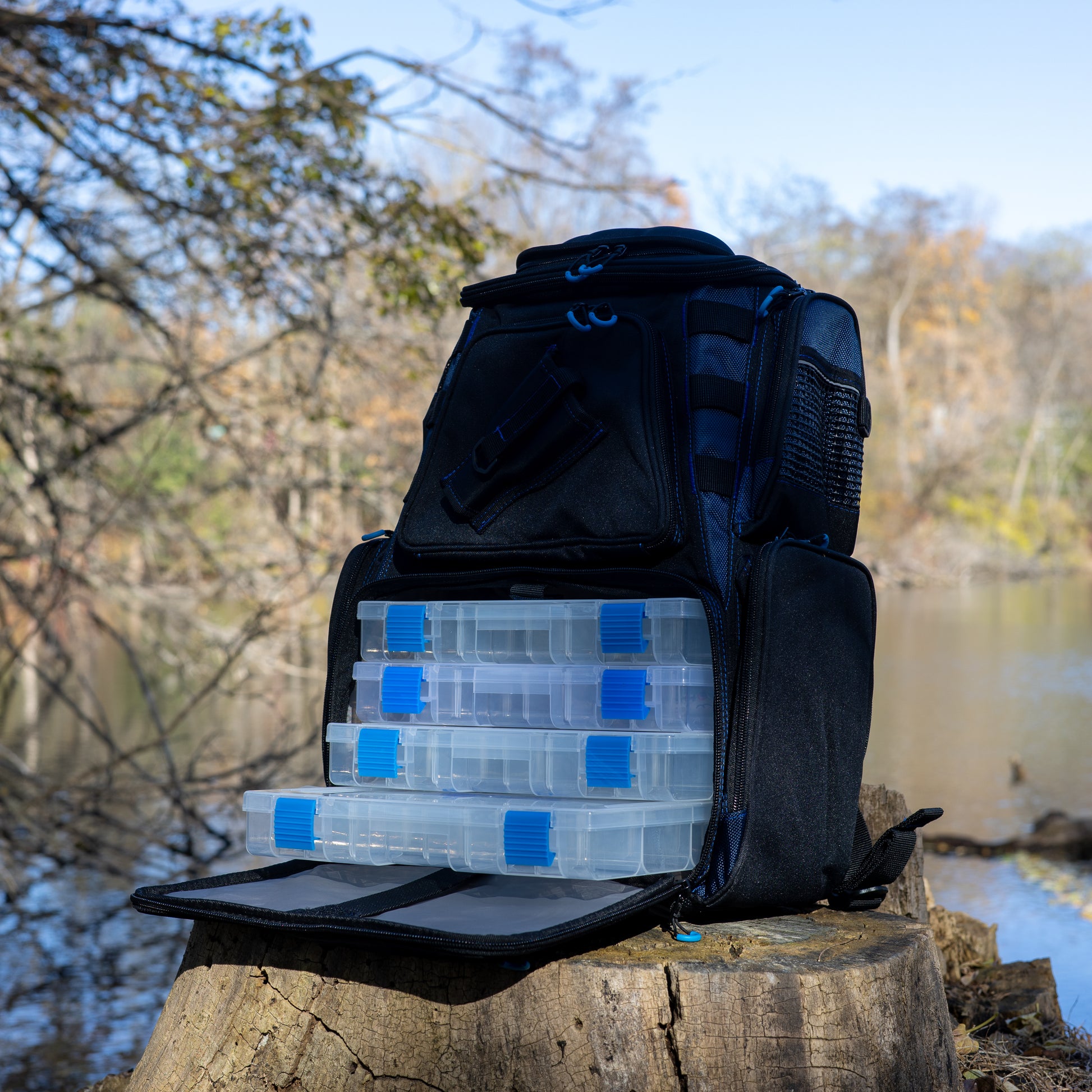 Reaction Tackle Fishing Tackle Backpack- Trays included - Reaction Tackle