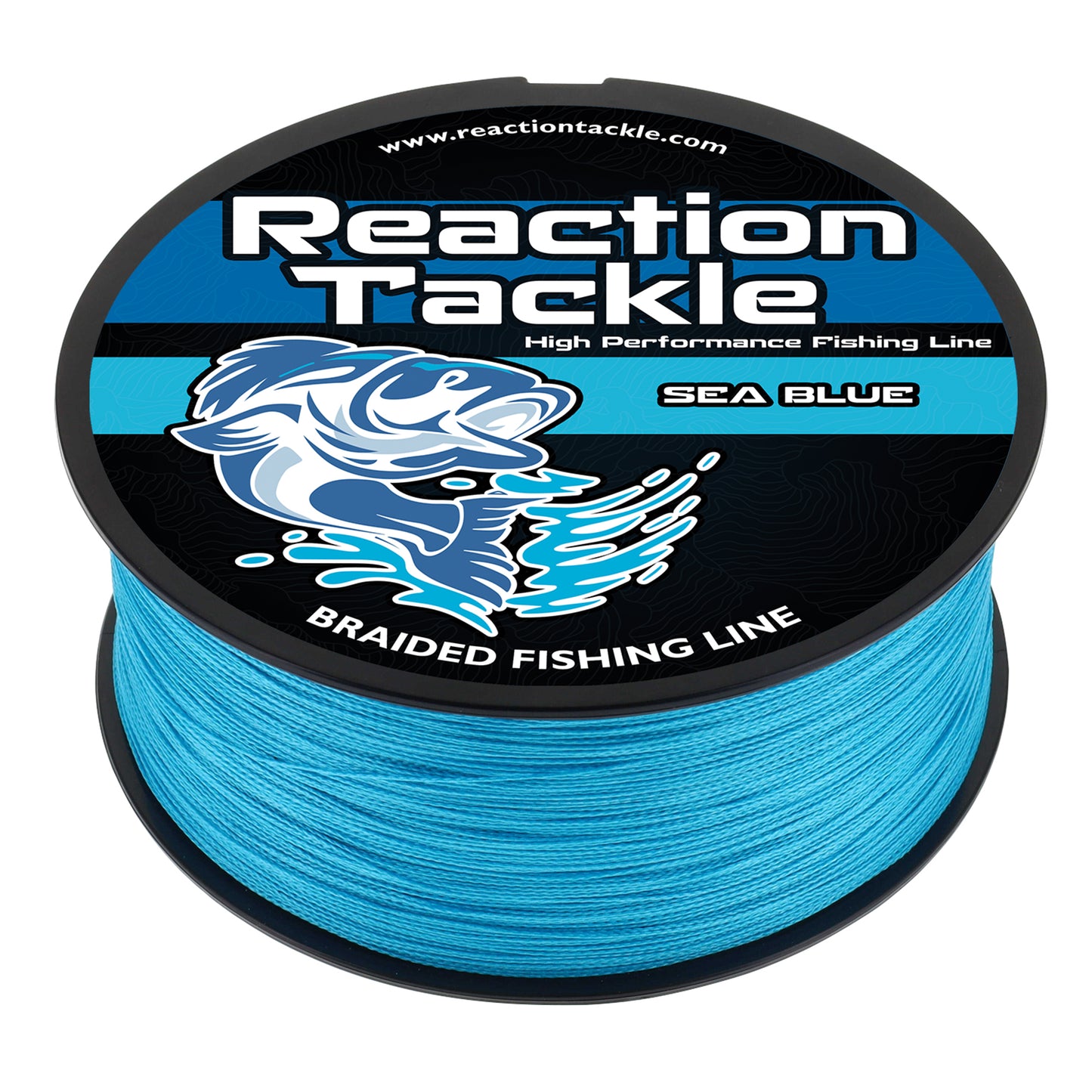 Reaction Tackle 4X Braided Fishing Line – 26 Colors, 6–100 lb, 150–1500 yds