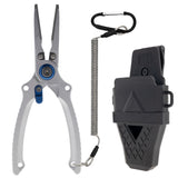 Reaction Tackle Aluminum Fishing Pliers – Split Ring or Straight Nose, Braid Cutter & Hook Remover