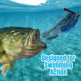 Reaction Tackle Lead Swim Jigs – Premium Weedless Bass Fishing Lures- 3 Pack - New - Reaction Tackle