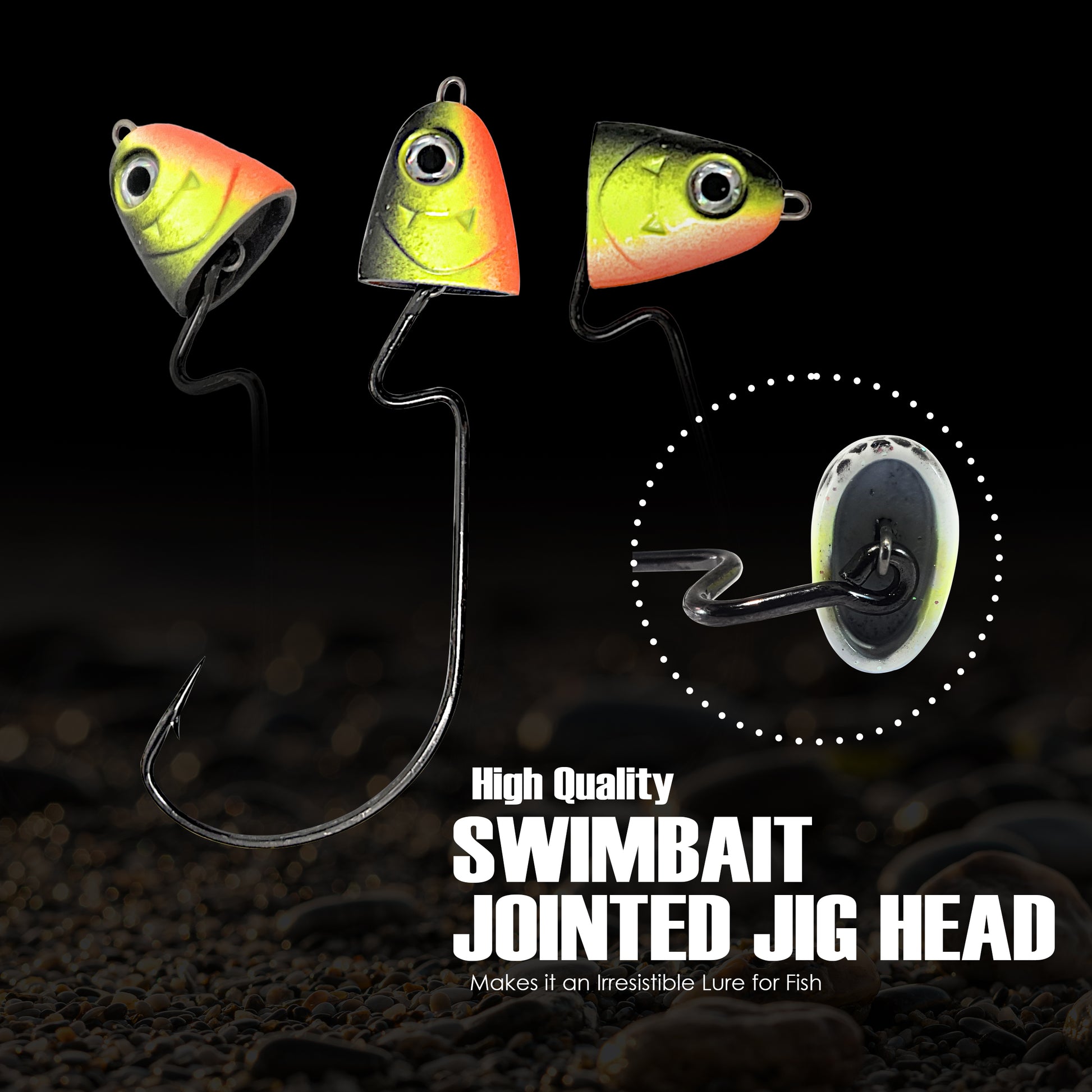 Reaction Tackle Lead Tube Jig Heads - for Bass  