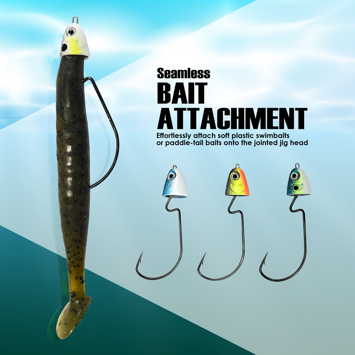 Reaction Tackle Tungsten Swing/ Swimbait Jig Heads - Reaction Tackle