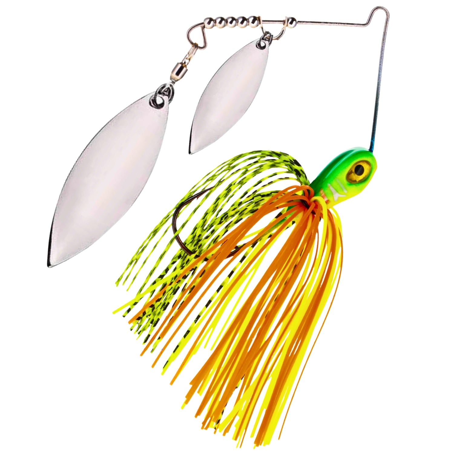 Reaction Tackle Tungsten Double Willow Blade Spinnerbait Jigs (2-Pack) Killer / 1/2 oz
