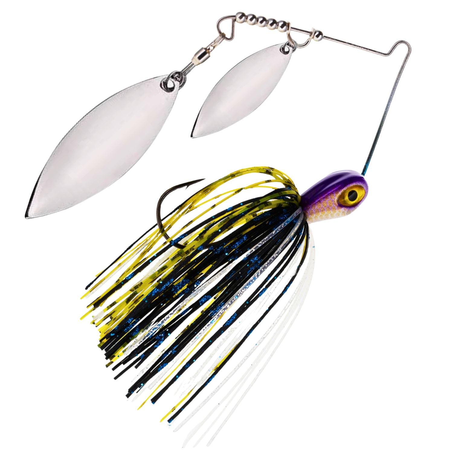 Reaction Tackle Tungsten Double Willow Spinnerbaits – 2-Pack, Available in a Range of Colors for Superior Performance - Reaction Tackle