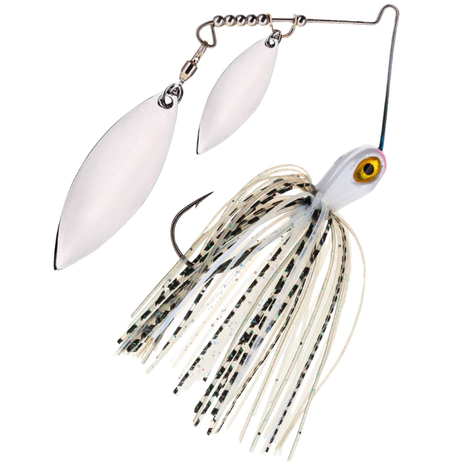 Reaction Tackle Tungsten Double Willow Blade Spinnerbait Jigs (2-Pack) - Tennessee Shad / 3/8 oz